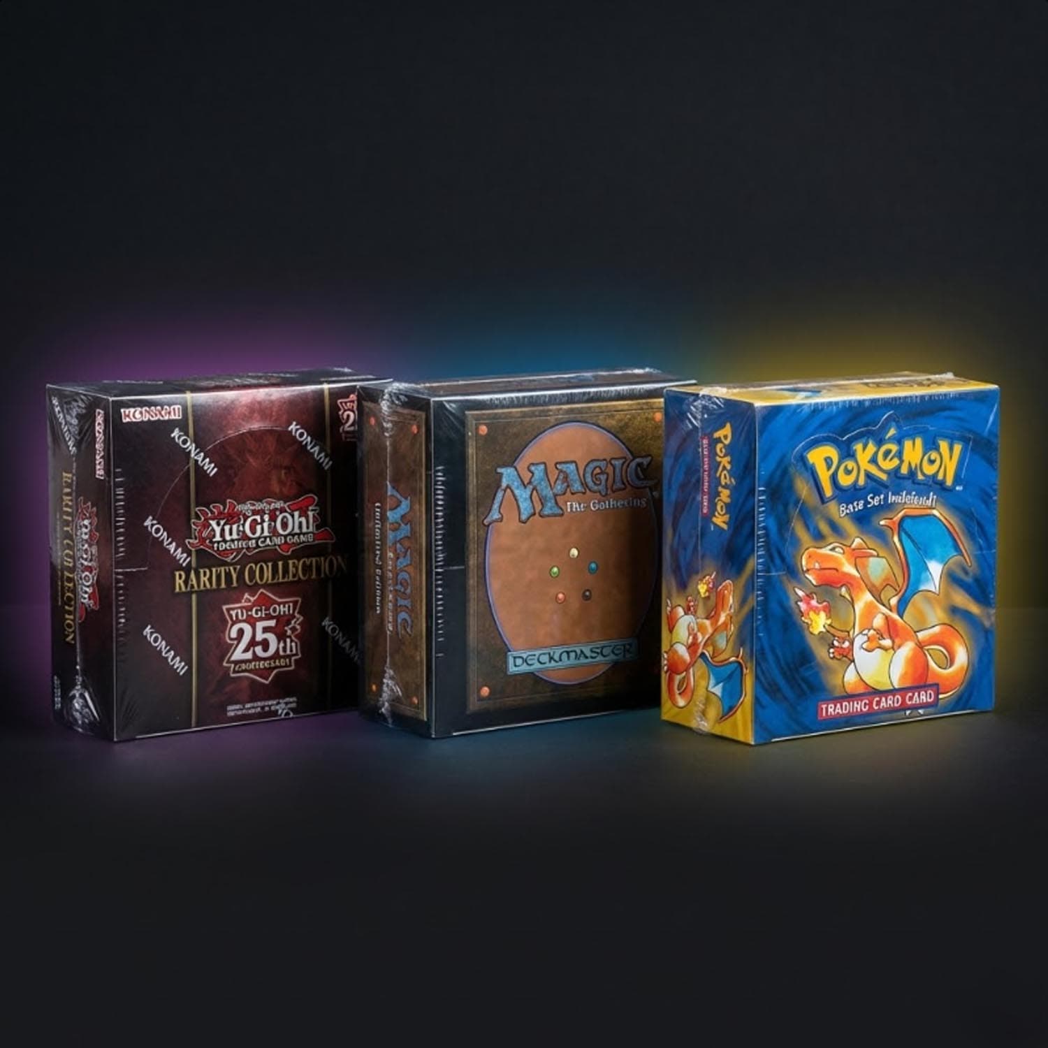 Unopened trading card booster box