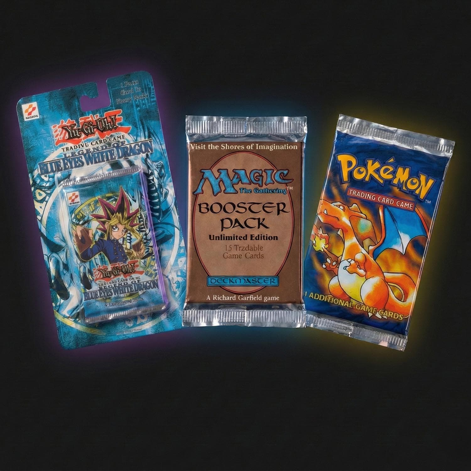 Unopened trading card booster pack